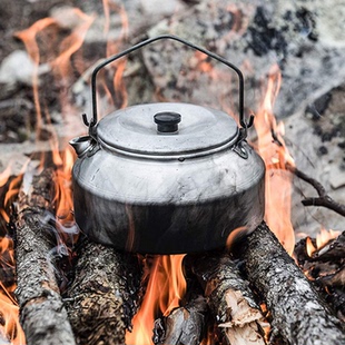 瑞典Trangia户外野营烧水壶 便携露营超轻咖啡铝壶嘴徒步登山水壶