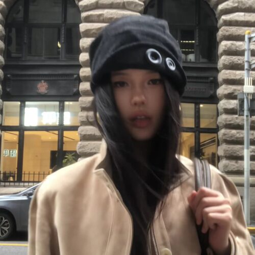 简约文艺不规则马术贝雷帽女