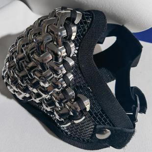 【捡漏】古代山文甲面具口罩-中国甲胄盔甲铠甲汉服配饰