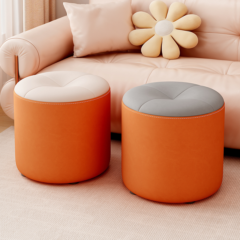 小凳子家用矮凳创意拼色凳