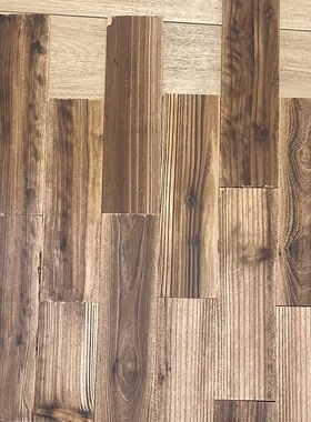 【新品】老杉木碳纹板做旧老木板仿旧碳化拉丝处理护墙老地板民宿