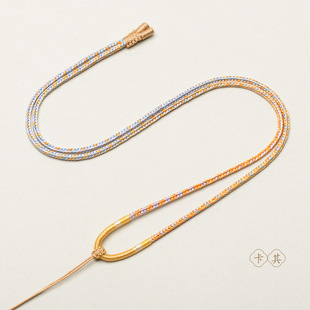 吊坠项链挂绳玉石编绳红绳子翡翠佛牌挂脖编织绳手工平安扣女男款