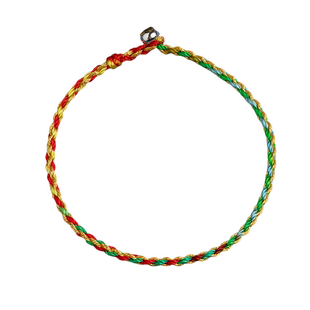 手工编织五月节五彩线手绳学生儿童宝宝粽子礼物端午节五彩绳手链