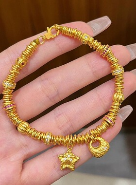 同款中式盘缠财神手链新款小胖气质国风手串女友招财礼物