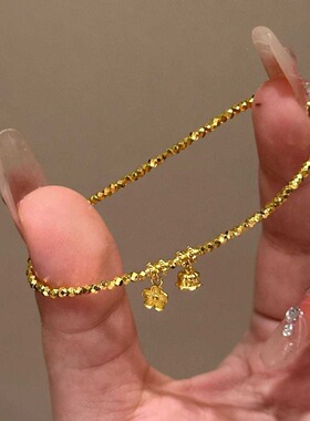 小花铃兰花手链女小众设计轻奢个性时尚手环手饰