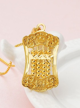 时尚沙金女款配饰如意算盘吊坠 同款网红吊饰