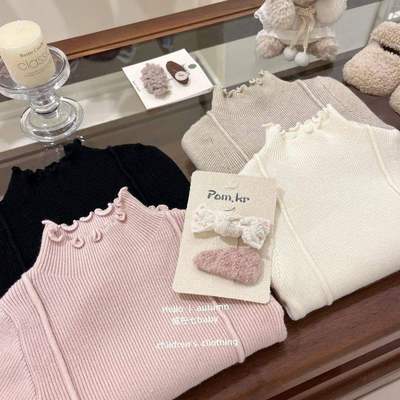 韩国女童毛衣针织衫秋冬25新款