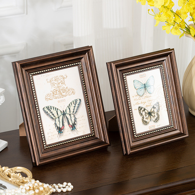 美式复古相框摆台支持定洗照片