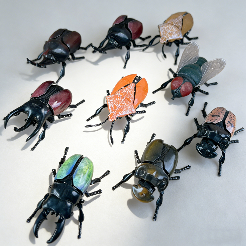 动物模型儿童仿真玩具昆虫世界男孩宝宝早教认知可动爬行发条上链