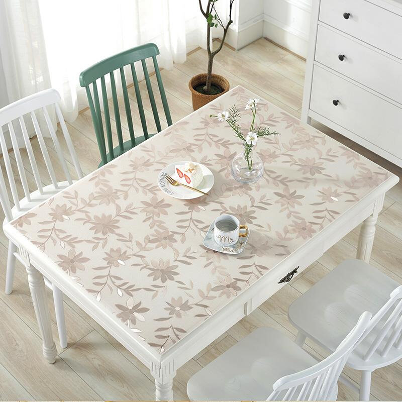 极速Plabstic mat transparent tablecloth soft leather roastin