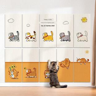 猫抓板墙贴式剑麻猫抓垫贴墙上防猫抓耐磨不掉屑耐抓立式保护