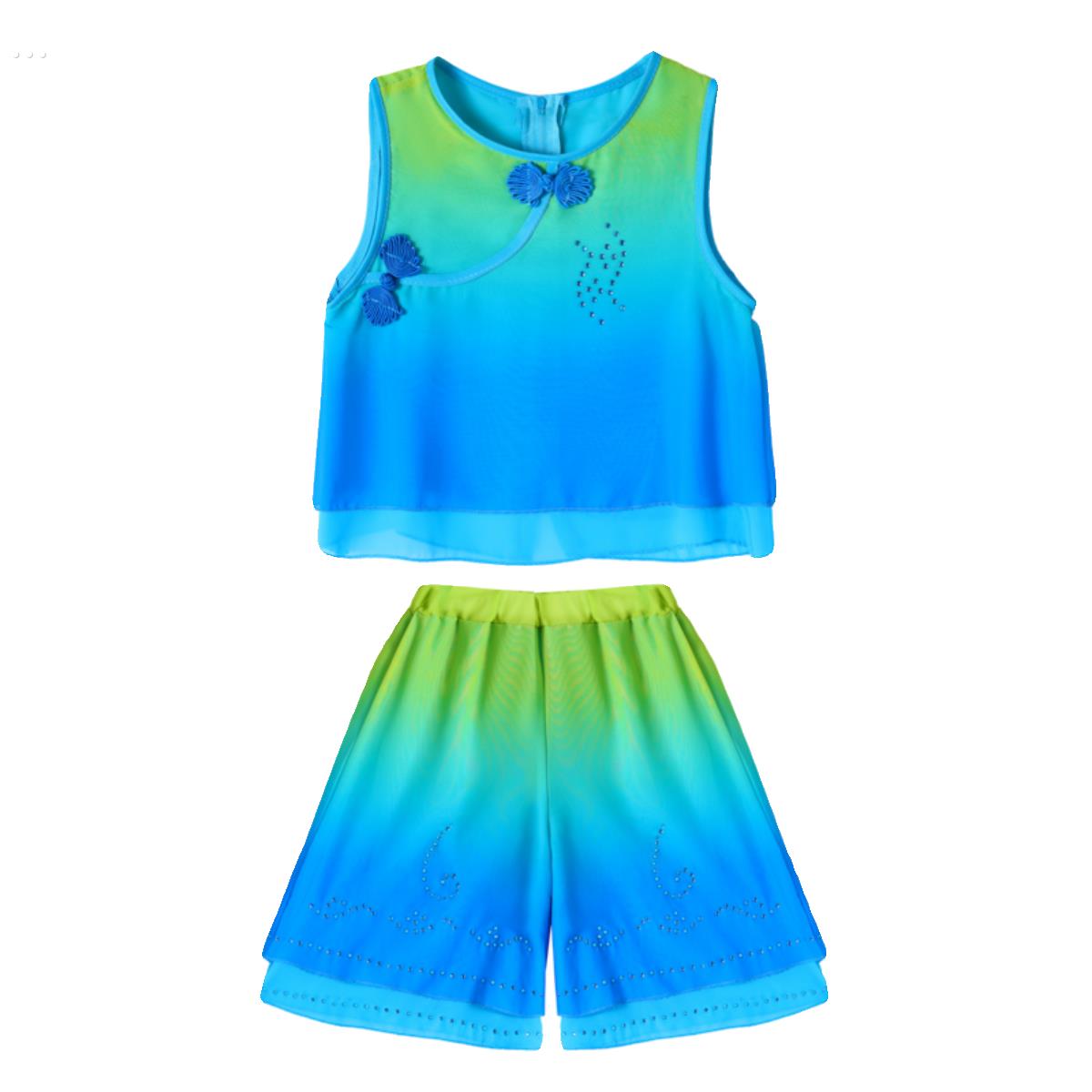 马儿嘟嘟骑演出服凳子童忆道具古典舞民族群舞六一儿童舞蹈服装