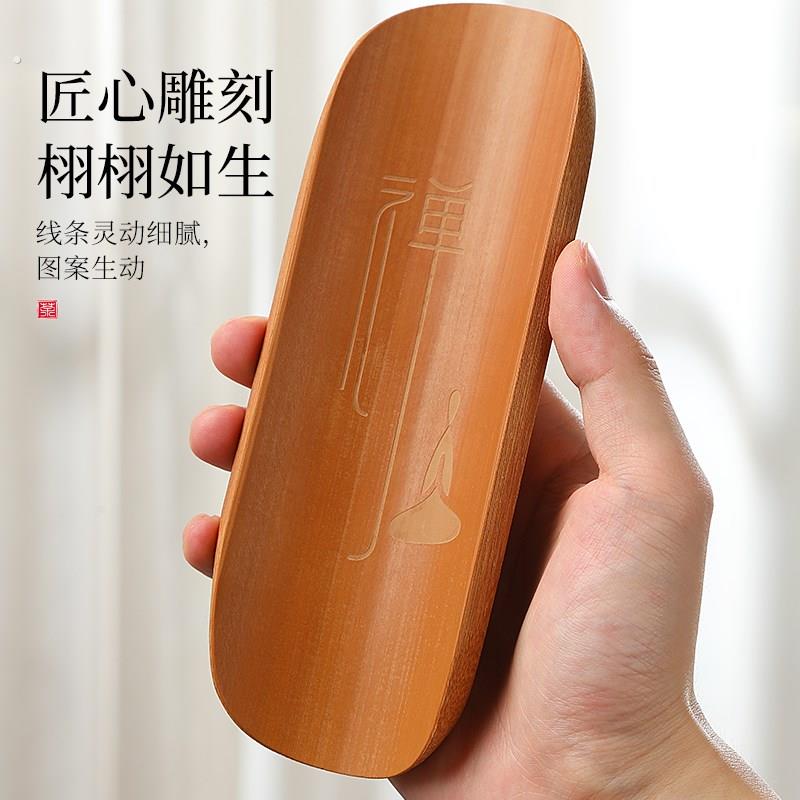竹制茶则茶道三件套赏茶荷功夫茶具茶道配件茶席垫茶巾托茶勺茶夹图片