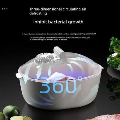 解冻神器家用德国恒温多功能保鲜快速厨房解冻机紫外线杀菌沥水篮