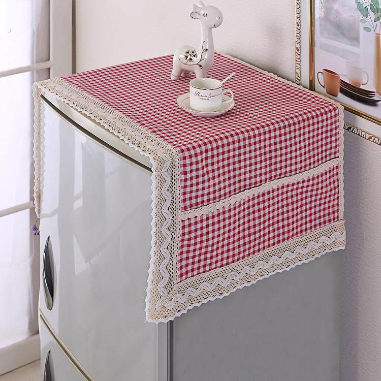 冰箱防尘罩2022家用简约单开门盖巾双开门冰箱巾侧开门洗衣机盖巾