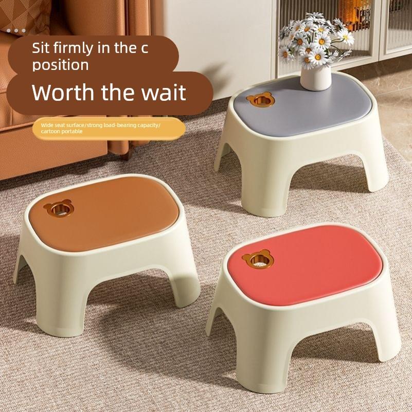 加厚浴室凳子防滑凳儿童脚踩凳宝宝洗澡凳塑料老人孕妇板凳小矮凳