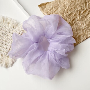 新品Simple large lintestine Hairband head rope rubber band q
