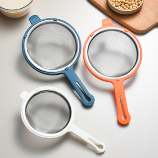 304不锈钢漏勺家用厨房专用豆浆过滤筛婴儿辅食果汁漏网面粉密漏