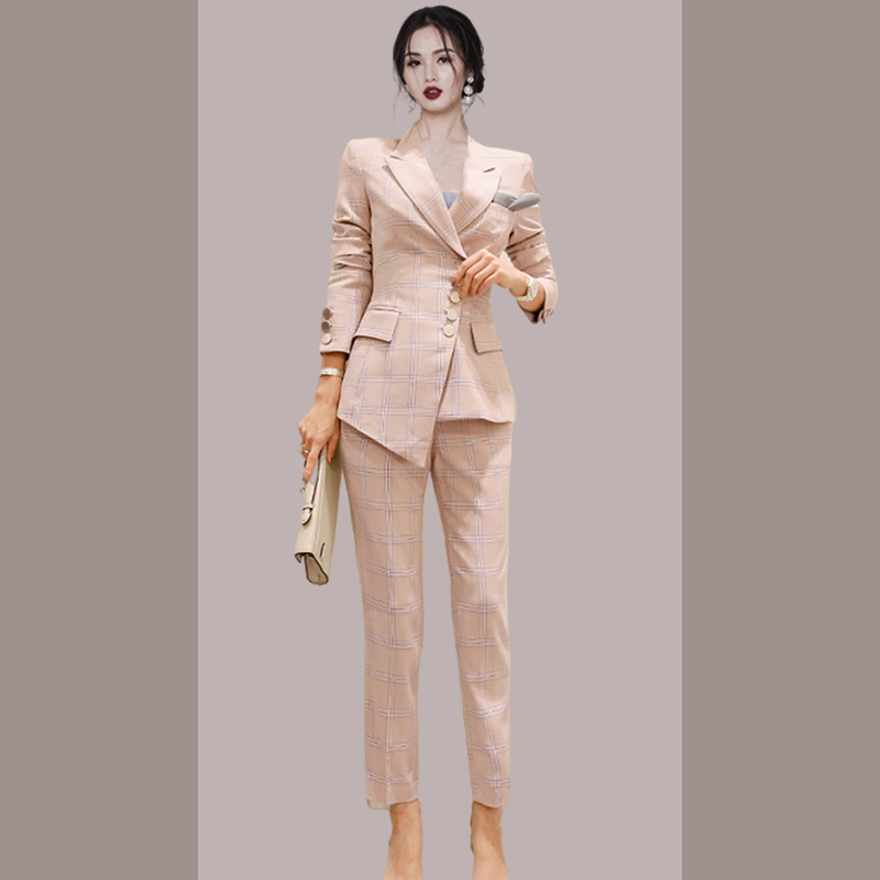 时尚气质职业西装套装女2025秋季新款潮高级感洋气早春两件套女装