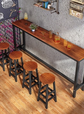 Simple relying on the wall desk commercial narrowJ table ho