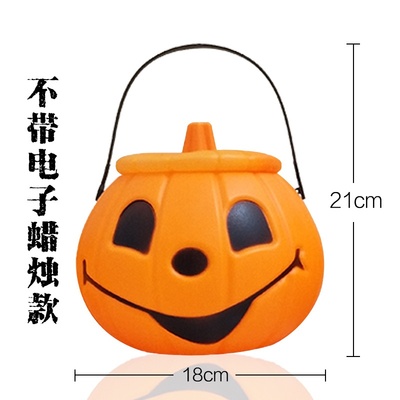 极速Halloween hand pumpkinq lampB hand pumpkin bucket Hallow
