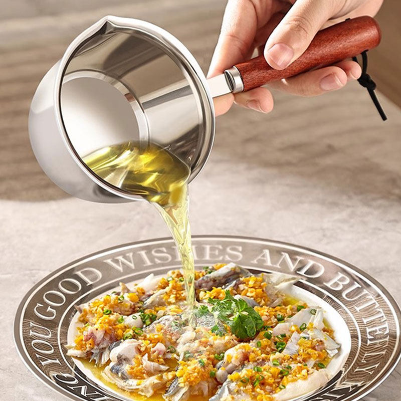 油泼面热油小锅迷你带刻度金色计量勺可加热不锈钢量杯厨房奶粉咖,厨房/烹饪用具,量勺,淘宝优惠券,粉丝福利购,淘宝优惠卷