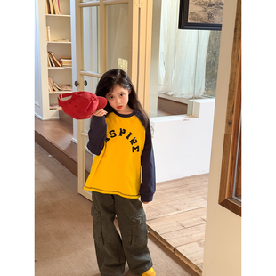 CHILD 长裤 秋冬儿童休闲工装 日系百搭舒适大口袋直筒裤 裤 NONO