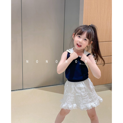 lisa同款蕾丝蝴蝶结夏季