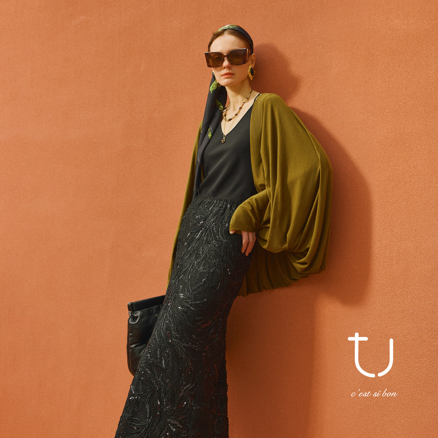 TU女装 千岛玉叶 立裁设计感披肩上衣2026年新款短款开衫外套,女装/女士精品,短外套,淘宝优惠券,粉丝福利购,淘宝优惠卷