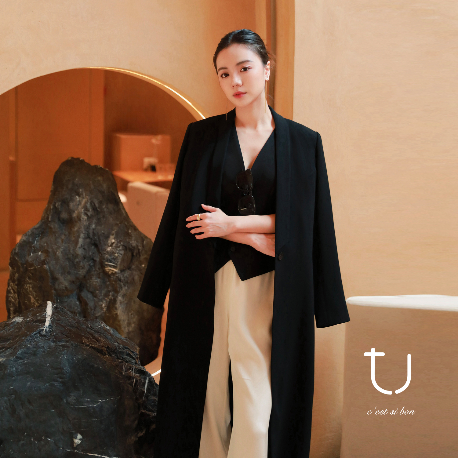 TU24短款修身短款简约马甲