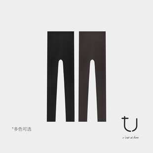 高腰收腹弹力打底裤 百搭小脚裤 2025年冬季 裸感瑜伽裤 新款 TU女装