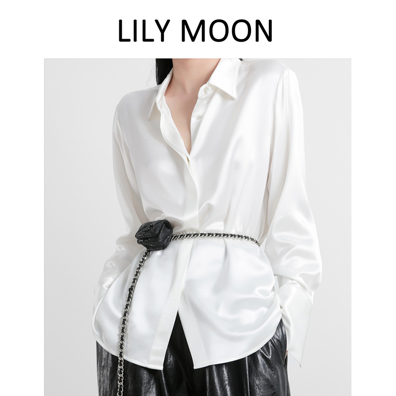 LILYMOON轻奢醋酸衬衫