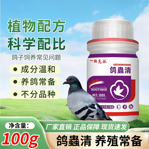 一陆高歌鸽虫清鸽用驱虫