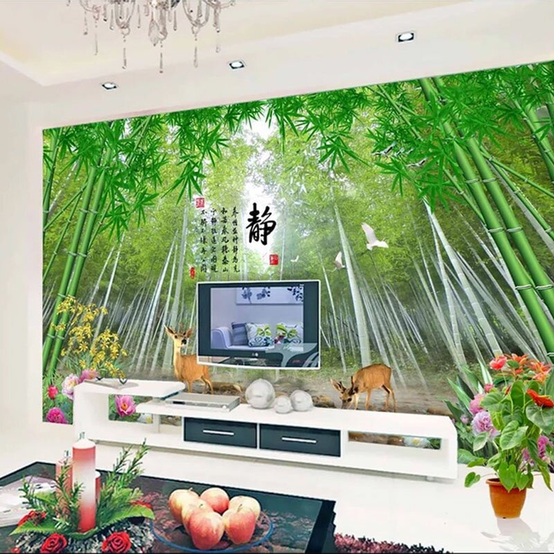 竹林壁纸素材模板 竹林壁纸图片下载 小麦优选