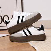 复古德训鞋 女运动鞋 厚底小白鞋 百搭增高休闲板鞋