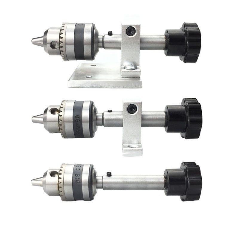 DIY佛珠机车床钻孔尾座小型木工车床顶针回转顶针小车床机床配件