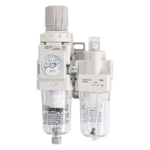 过滤器两联件AC20A/30A/40A-02/03/04E-B 二联件