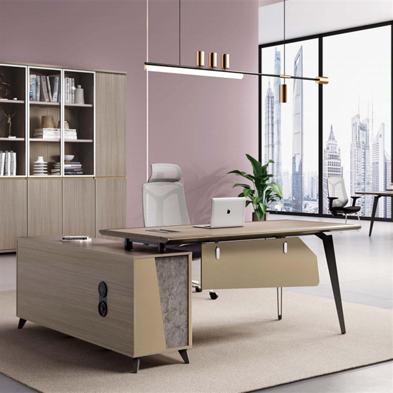 简约1.6米总经理办公桌2米时尚办公班台主管办公桌班台长度可伸缩