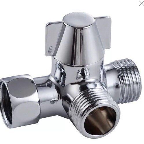 美式入墙卫浴三通暗装淋浴分水器全套家用花洒套装顶喷淋浴臂分流