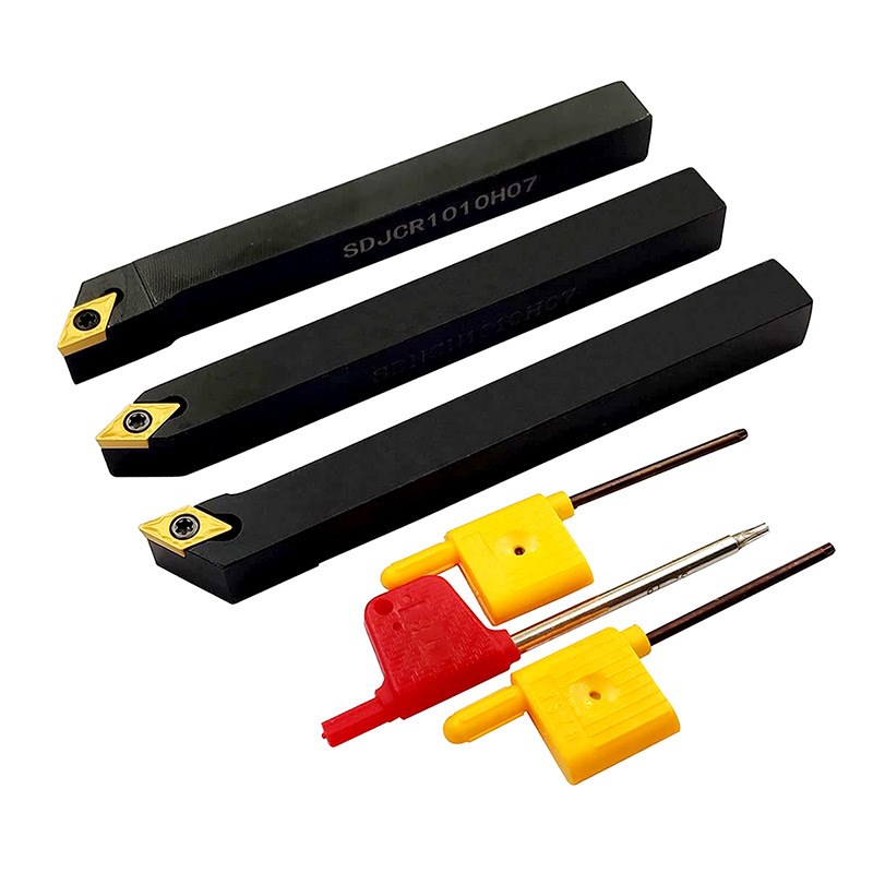 跨境 10mm 三件SDNCN/SDJCL/SDJCR+DCMT070204硬质合金车削刀片