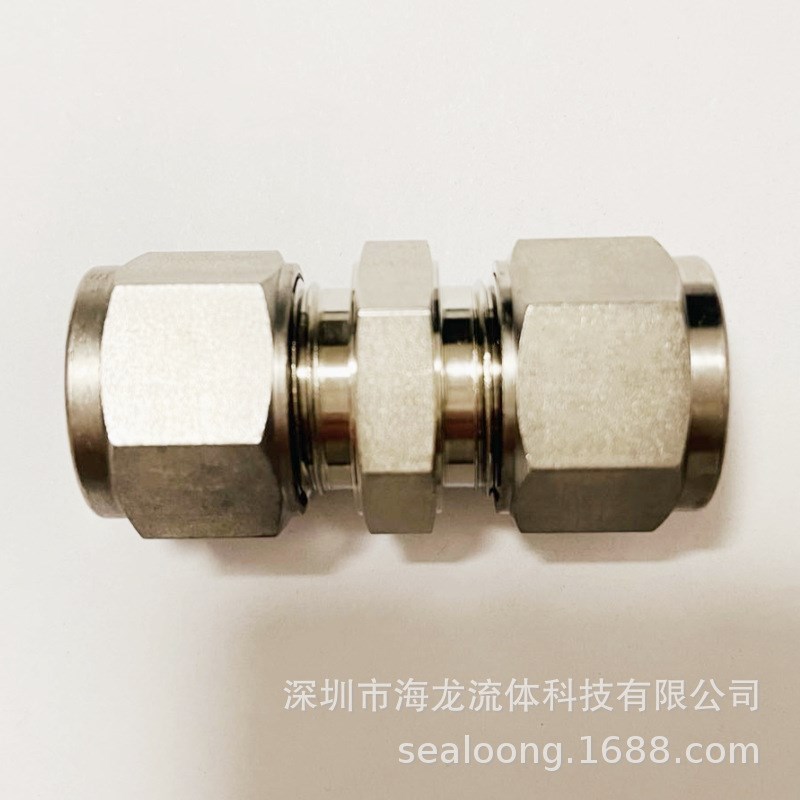 不锈钢卡套式管接头 SS-16M0-6