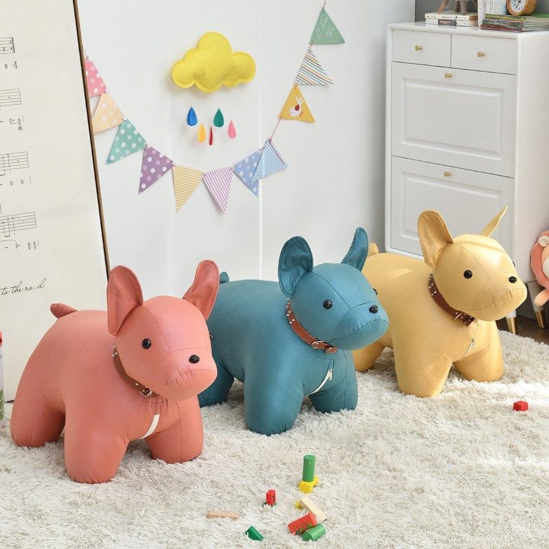 换鞋凳大号儿童坐凳乔迁客厅家用落地门口换鞋凳宠物凳网红款摆件