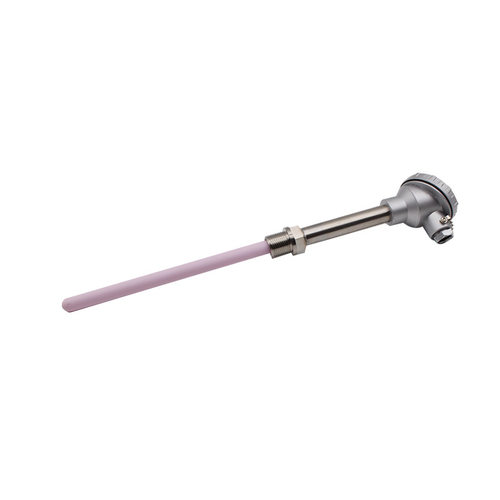 S型铂铑热电偶WRP-130热电阻温度传感器0-1600度耐高温刚玉管探头