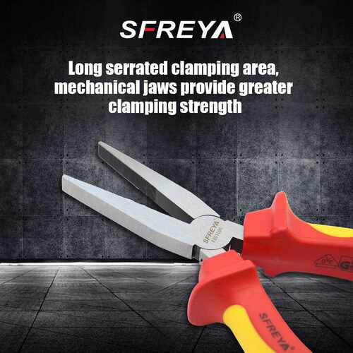 SFREYA F8010 绝缘扁嘴钳 绝缘双色五金工具