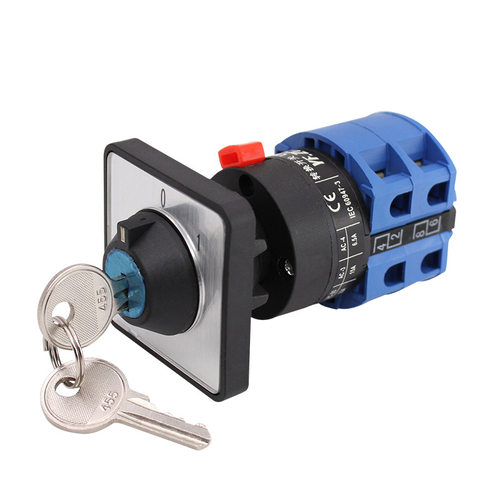 lw26-25 c04/2cy转换开关380v电机设备电源切断带锁钥匙2