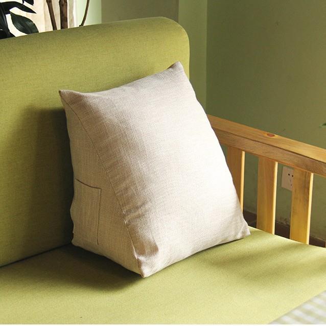 沙发靠垫抱枕三角靠垫床头靠垫办公室腰靠背垫床上靠枕护颈枕
