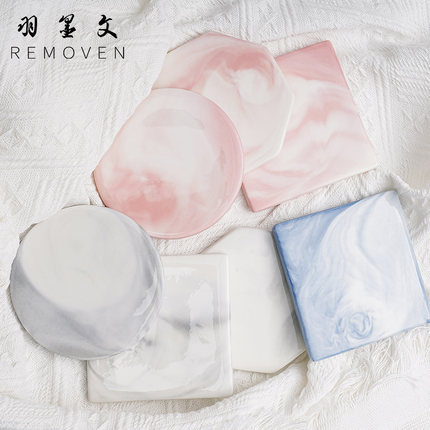 火漆垫板火漆蜡印章大理石纹垫板硅胶垫板盖印练习垫板盖印脱模纸