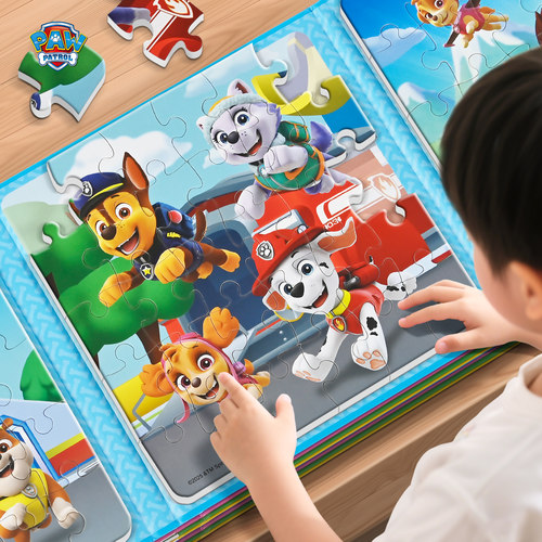 汪汪队磁力拼图3到6岁儿童玩具