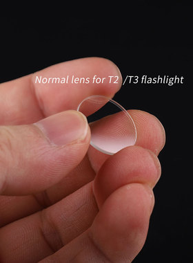 Convoy T2 T3手电筒普通玻璃镜片，18*1.0mm