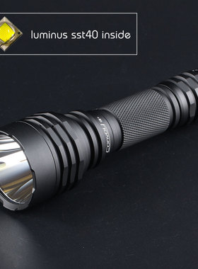 Convoy C8+黑 luminus sst40，紫铜DTP板，4档，温度保护管理